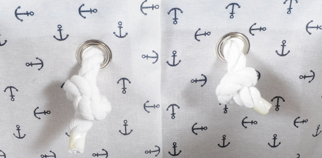 13.5inches x 17inches x 22.5inches Blue Fabric Basket With Bow